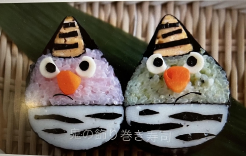 飾り巻き寿司と日本の家庭料理 