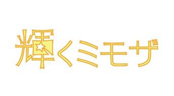 輝くミモザ